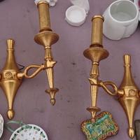 Coppia di applique a due candele Oscar Torlasco