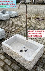 Fontana con rubinetto alto