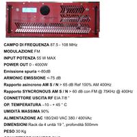 Trasmettitore FM 4000 watt
