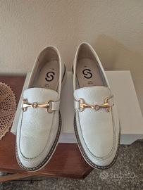 Mocassini leggeri estate nuov vera pelle taglia 38