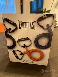 Everlast - set di 3 elastici per allenamento
