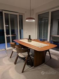 Tavolo Kave Litto 200x100 noce scuro