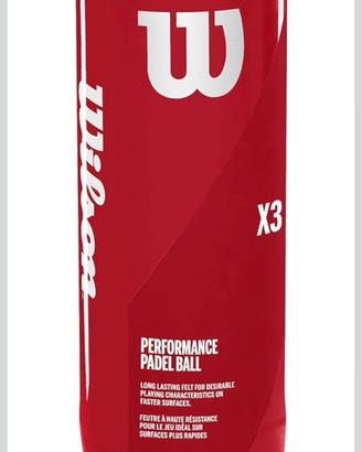 Wilson padel x3 sigillati