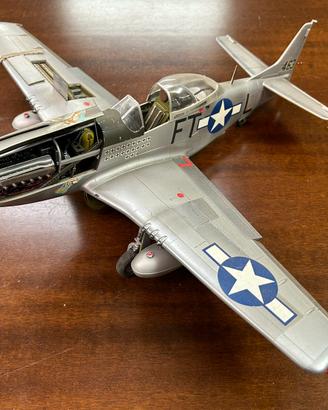 Modellino Statico Aereo Caccia P-51 Mustang