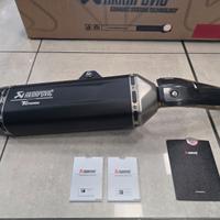 Scarico Akrapovič nero Yamaha Tenerè