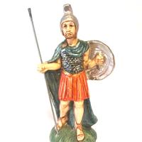 Presepe 10 cm soldato romano con lancia CARTAPESTA