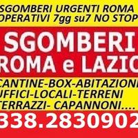 Sgombero appartamenti cantine box locali gratis