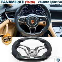 VOLANTE Sportivo Porsche Panamera Carbonio Pelle