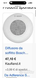 casse acustiche  bosh da soffitto
