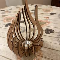 Candelabro di legno