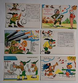 Cartoline Militari Anni '90 - Ricordi della Naja