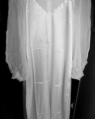 Camicia da notte in pura seta