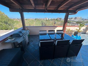 Quartucciu-trivano con doppio terrazzo e giardino