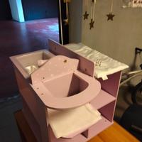 multifunzione bambole in legno