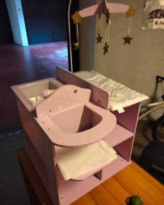 multifunzione bambole in legno