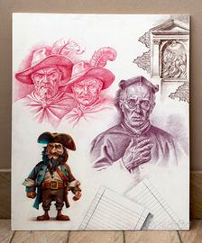 Opera su tavola 60x50 del Maestro Niola