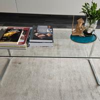 Set 3 tavolini in cristallo