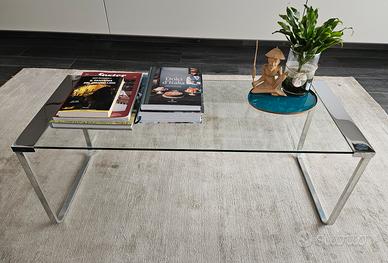 Set 3 tavolini in cristallo