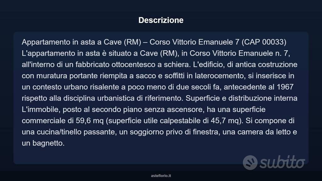 Appartamento – Cave, San Bartolomeo - Vista 4