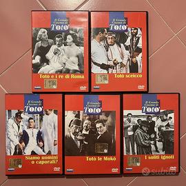 5 cd dvd film il grande cinema di totò collezione