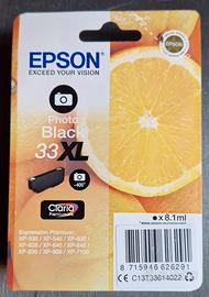cartuccia colore nero Epson originale. 