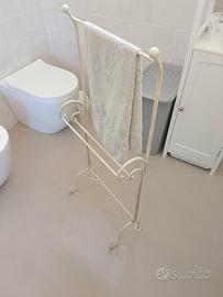 porta asciugamani in ferro battuto 