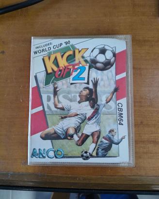 Custodia cassetta Kick Off 2 per Commodore 64
