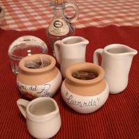 vasetti in vetro e ceramica 