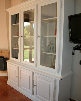 credenza con vetrina come nuova