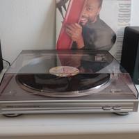 Giradischi Denon dp-29f con casse amplificate 