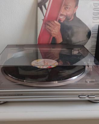 Giradischi Denon dp-29f con casse amplificate 