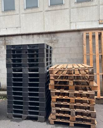 Bancali in plastica o legno