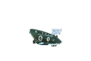 FARI OPEL CORSA D 06-10 ANGEL EYES + LED SFONDO NE