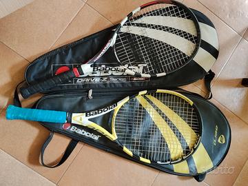 COPPIA RACCHETTE BABOLAT + CUSTODIE ORIGINALI