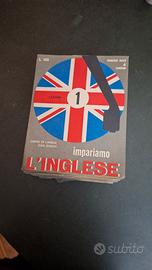 Collezione vinili 45 giri Impariamo l'inglese 1962