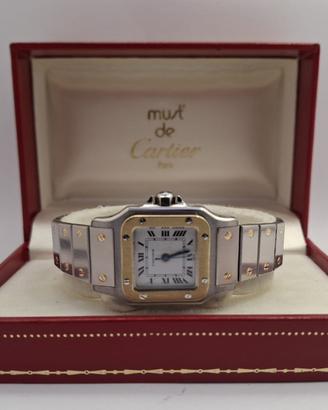 Cartier santos carree galbee lady 0902