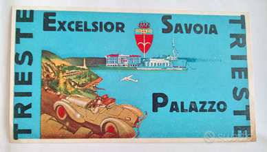Etichetta bagaglio Trieste Hotel Excelsior Savoia