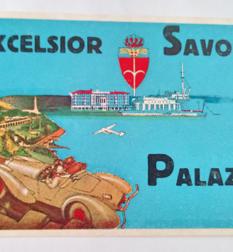 Etichetta bagaglio Trieste Hotel Excelsior Savoia