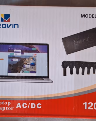 Alimentatore Notebook 120w universale 8 connettori