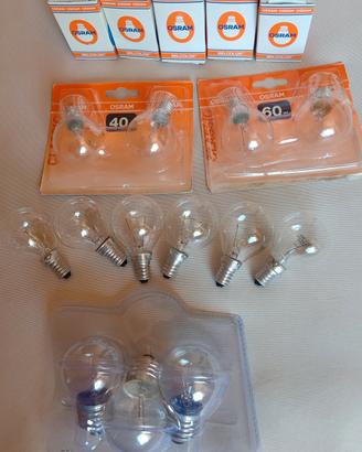 18 Lampadine E14 e E27 vintage incandescenza 