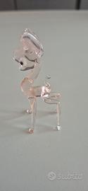 Cerbiatto vintage stile Bambi in vetro