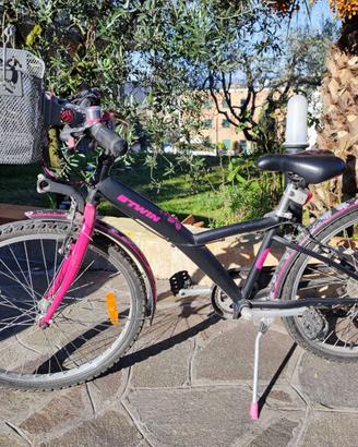 Bicicletta Bambina Btwin dimensioni ruota 24x1,75