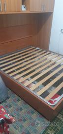 STRUTTURA LETTO MATRIMONIALE CONTENITORE 
