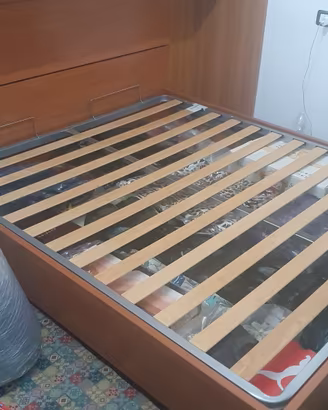 STRUTTURA LETTO MATRIMONIALE CONTENITORE 