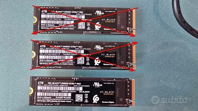 ⚡ SSD WD BLACK SN850X 4TB ⭐ SOLO TESTATO ⭐