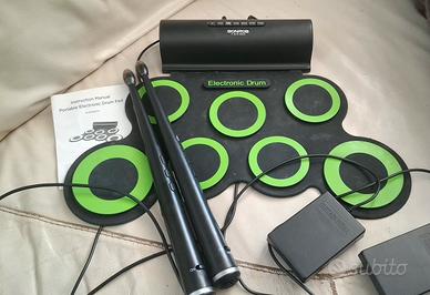 Batteria Musicale Elettronica Roll-Up Bonroq 