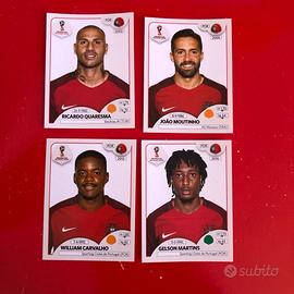 Lotto Portogallo - Figurine Panini Russia 2018