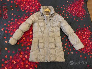 Piumino caldo donna Conbipel beige midi - Taglia L