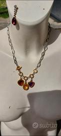 Collana Rebecca vintage anni 90 con orecchini