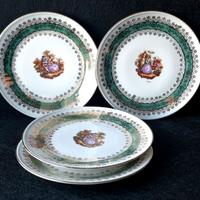 Set di 4 Piatti in Porcellana, Bavaria Germania
